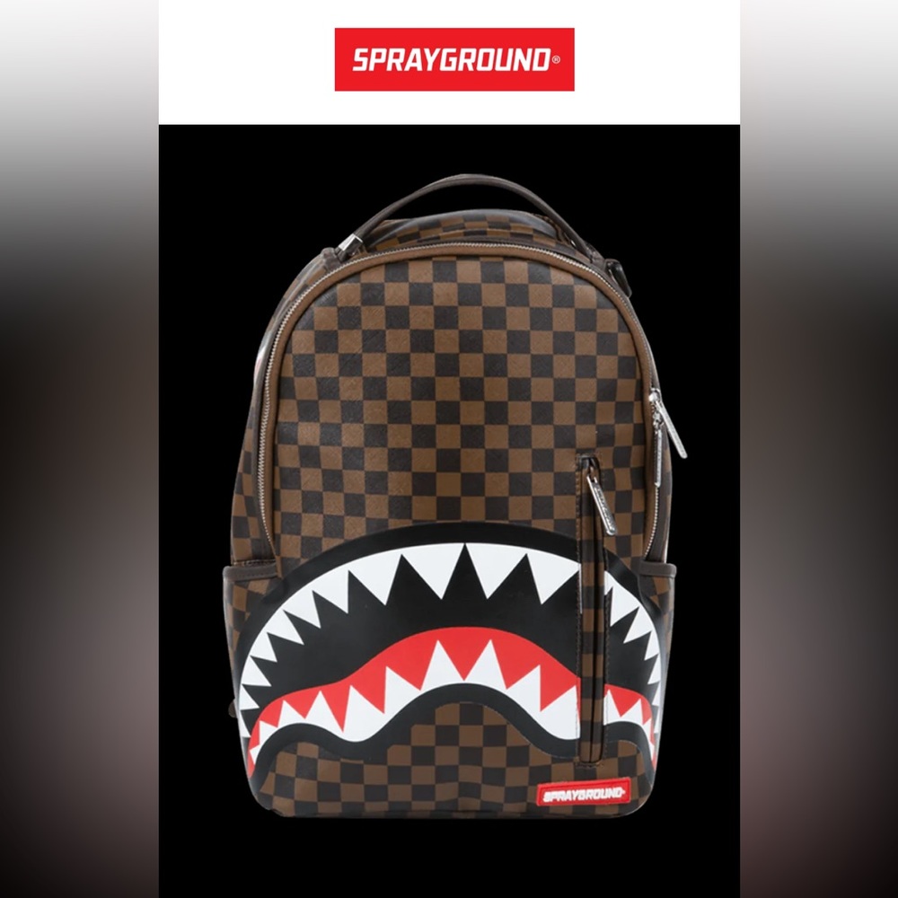 Limited edition - Sprayground SLEEK SHARKS IN PARIS backpack - like new!